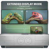 Hub Axagon Hmc-12gm2 Base Para Portátil Y Replicador De Puertos Alámbrico Rog Xg Mobile + Usb Type-C Gris