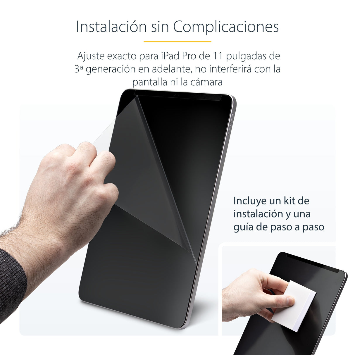 Startech Filtro De Privacidad Táctil Antirreflejo Para Ipad Pro De 11 Pulgadas