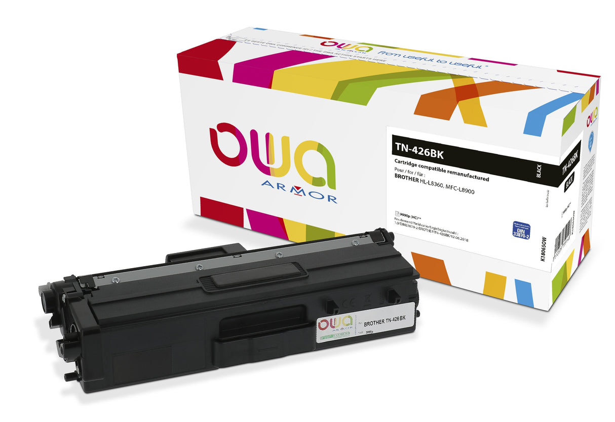 Tóner Compatible Owa Brother Tn-426bk Negro 9.000 P.
