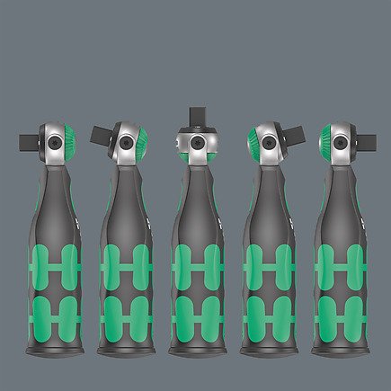 EAN 4013288223067 - Wera 05004283001 llave de carraca 18 pieza(s) Negro, Verde imagen 7
