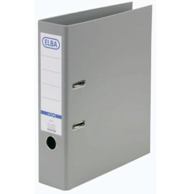 Elba Archivador Smart Pro Pp Papel Con Etiqueta De Lomo Gris