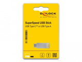 Delock 54074 Unidad Flash Usb 32 Gb Usb Type-A / Usb Type-C 3.2 Gen 1 (3.1 Gen 1) Plata