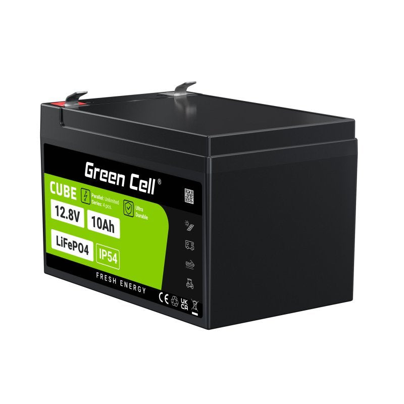 Green Cell Lfpgc12v10ah Batería Para Sistema Ups Fosfato De Hierro-Litio (Lifepo4) 12,8 V 10 Ah