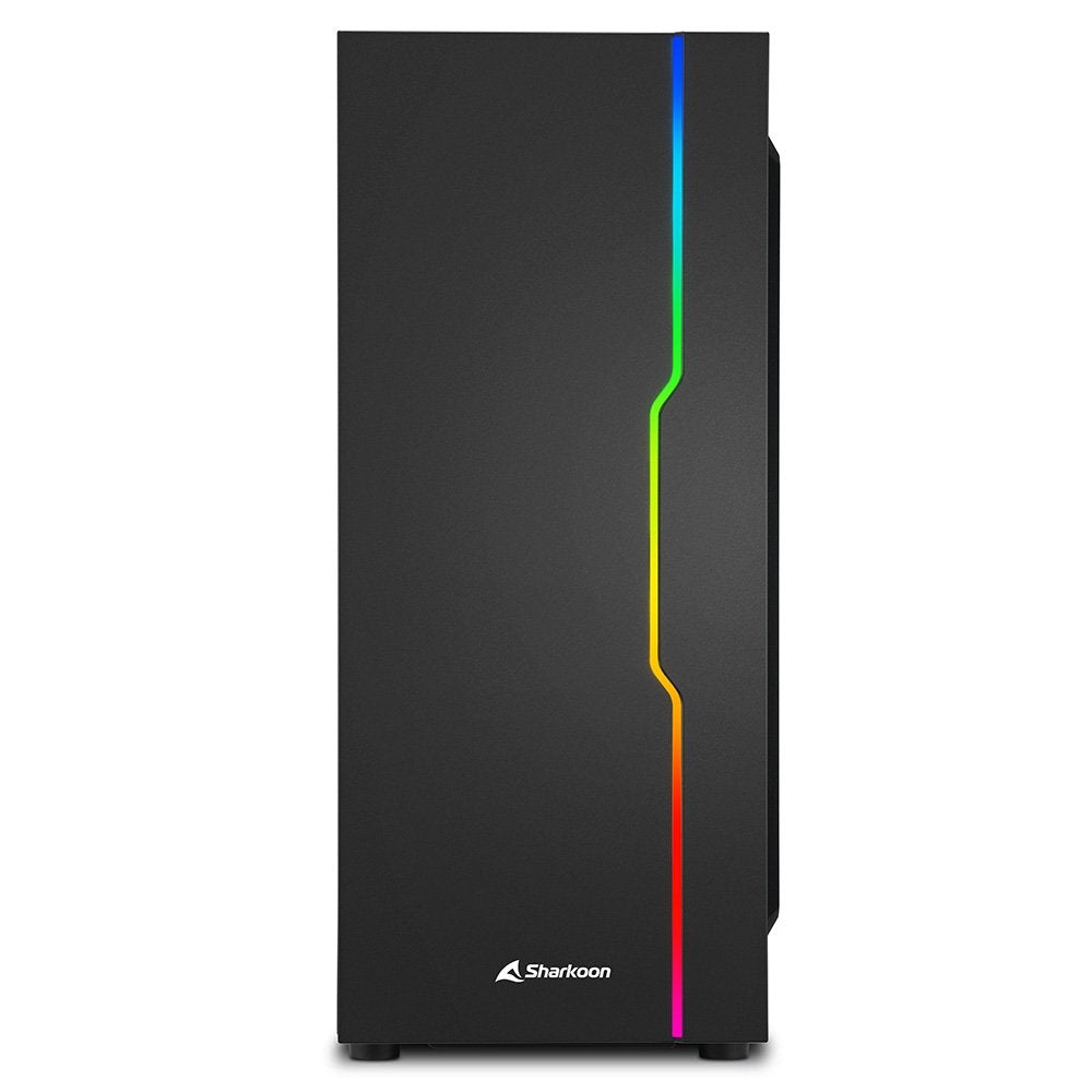 Caja Pc Sharkoon Rbg Atx Midi Tower Negra  40,0x19,0x45,6cm