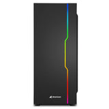 Caja Pc Sharkoon Rbg Atx Midi Tower Negra  40,0x19,0x45,6cm
