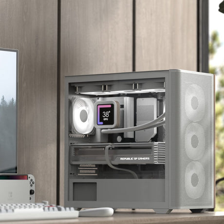 EAN 4711099479764 - Aerocool D301A Mini Tower Negro, Madera imagen 8