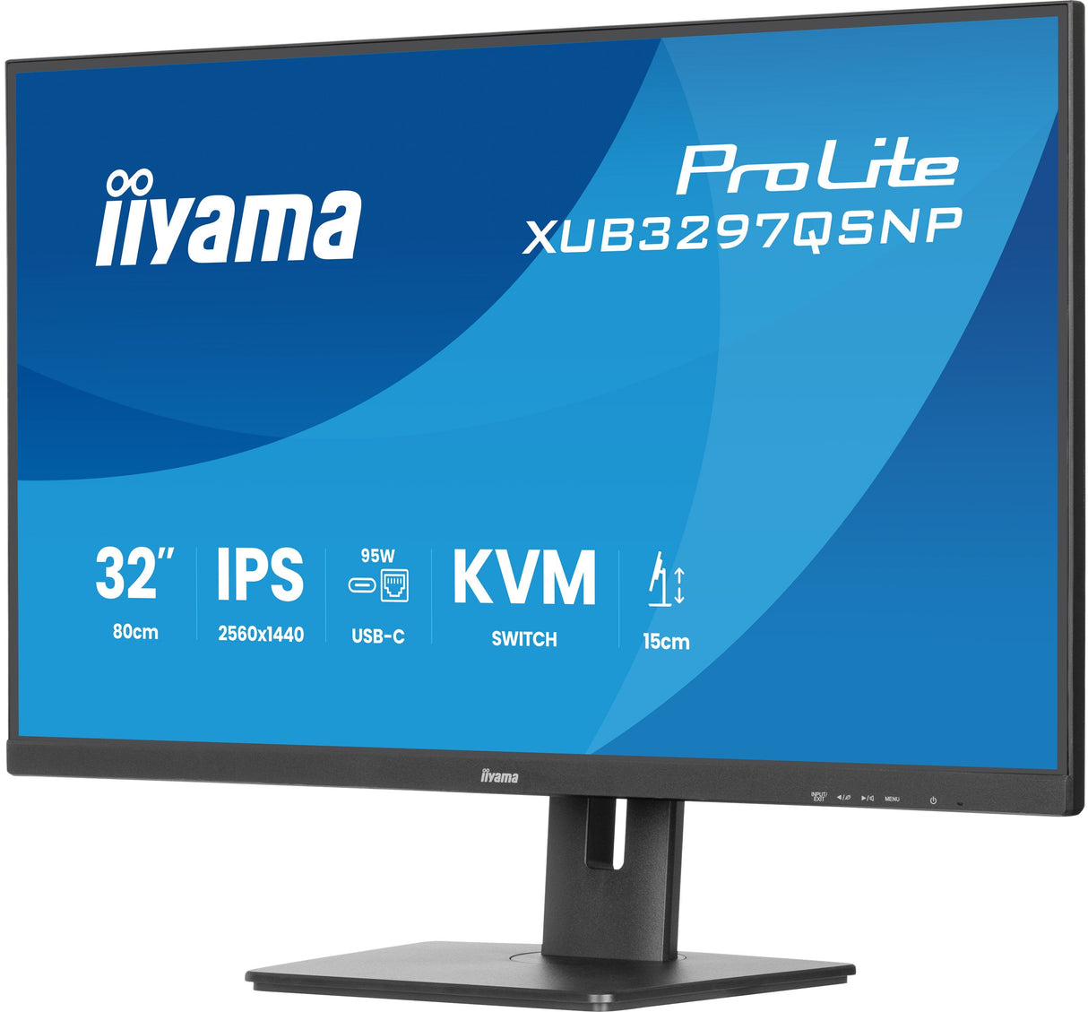 Monitor Iiyama  32" Xub3297qsnp-B1 16:9 2xhdmi+Dp+Usb-C
