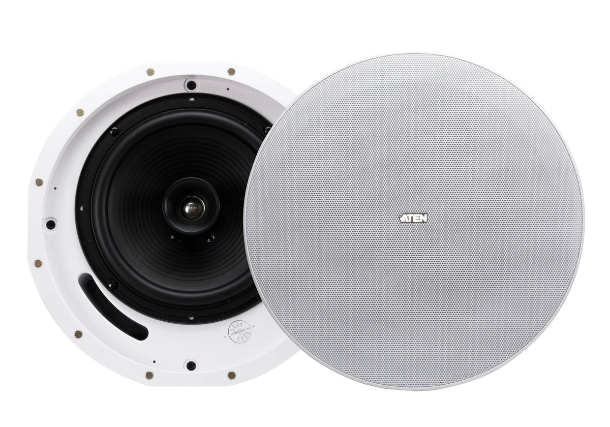8" Coaxial Ceiling Loud Spk Pair As108-At