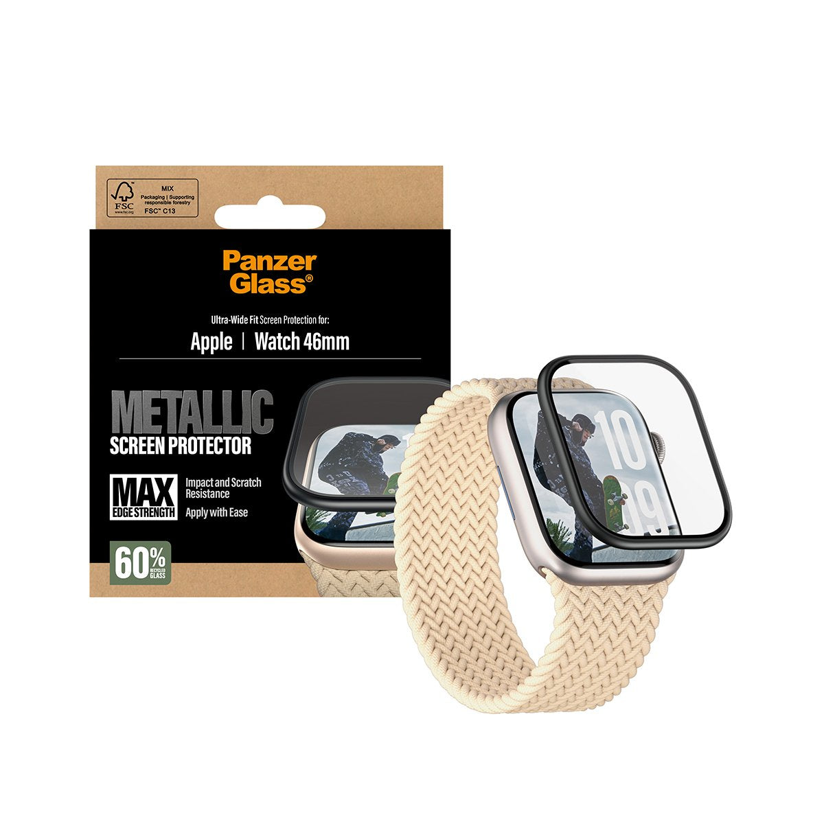 EAN 5715685032646 - PanzerGlass ® Screen Protector Metallic Apple Watch Series 11 | 10 | 46mm Protector de pantalla 1 pieza(s imagen 5