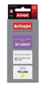 Activejet Tinta Ab-5000y (Reemplazo De Brother Bt-5000y Supreme 50 Ml Amarillo)