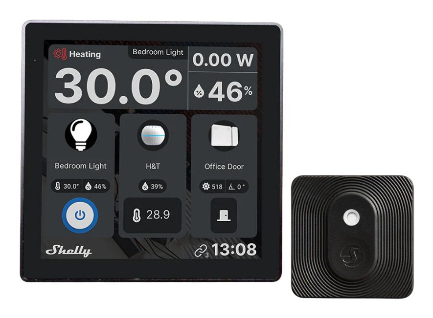Shelly Accessories "Wall Display Negro + Blu H&T Negro" Bundle Android Schwarz