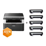 Impresora Multifunción Brother Dcp-1612wvb  Laser A4 2400 X 600 Dpi 20 Ppm Wifi