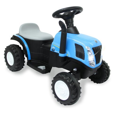 Jamara Ride-On Traktor New Holland Con Anhänger 6v Azul