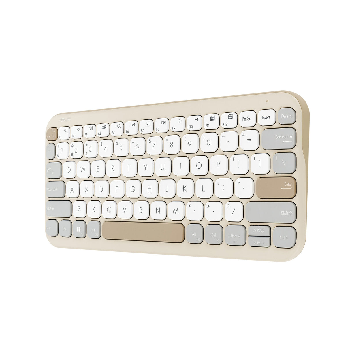 Teclado Inalámbrico Asus Marshmallow Kw100 Beige