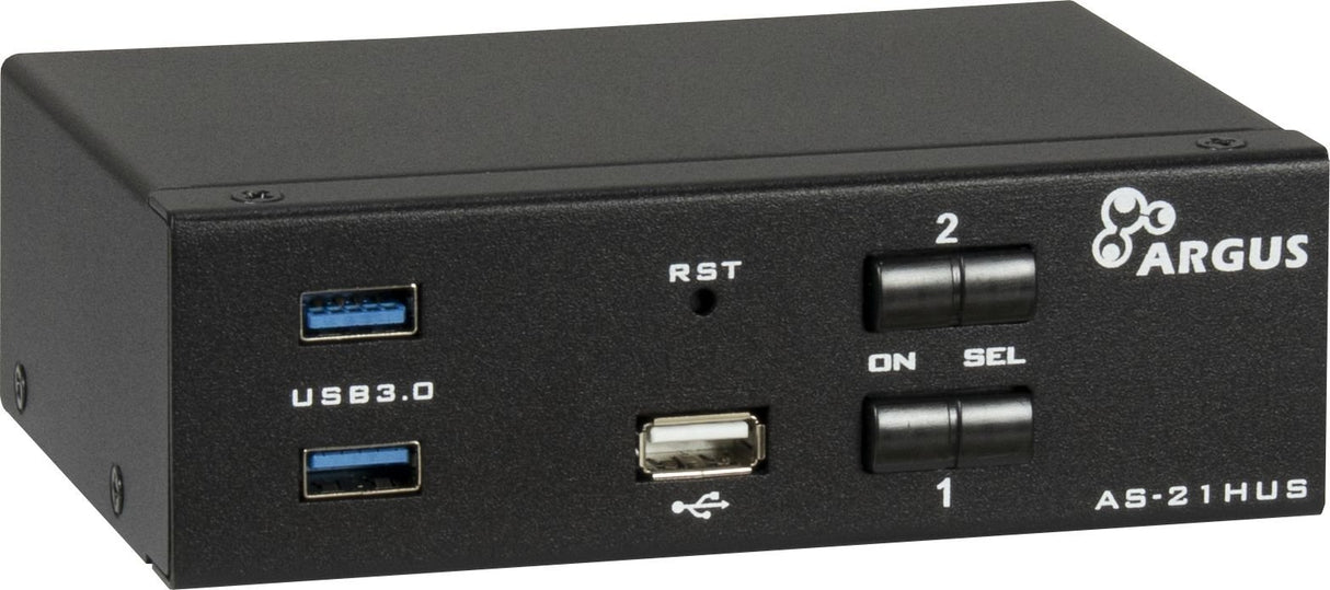 EAN 4260455649575 - Inter-Tech AS-21HUS interruptor KVM Negro imagen 1