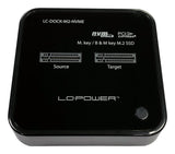 EAN 4262443280012 - LC-Power LC-DOCK-M2-NVME base de conexión para disco duro USB 3.2 Gen 2 (3.1 Gen 2) Type-C Negro imagen 1
