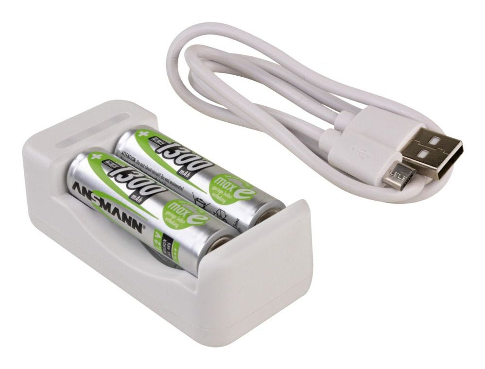 Ansmann Cargador Basic Ii Nimh Nicd + 2x Aa 1300mah