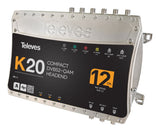 Televes K20-12 Kompaktkopfstelle 12transponder Dvb-S2 In Qam
