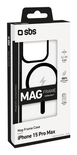 Sbs Magframe Case Iphone 15 Pro Max Schwarz