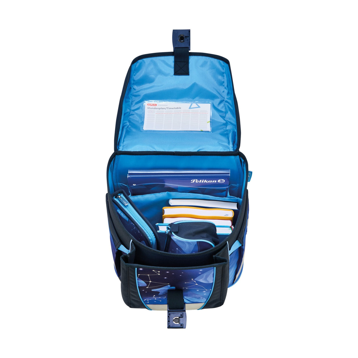 Mochila Herlitz Filoactive Xl Plus  Escolar Niño Poliéster Azul, Azul Oscuro