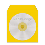 Mediarange Box67 Funda Para Discos Ópticos 1 Discos Azul, Verde, Rojo, Amarillo 100 Uds