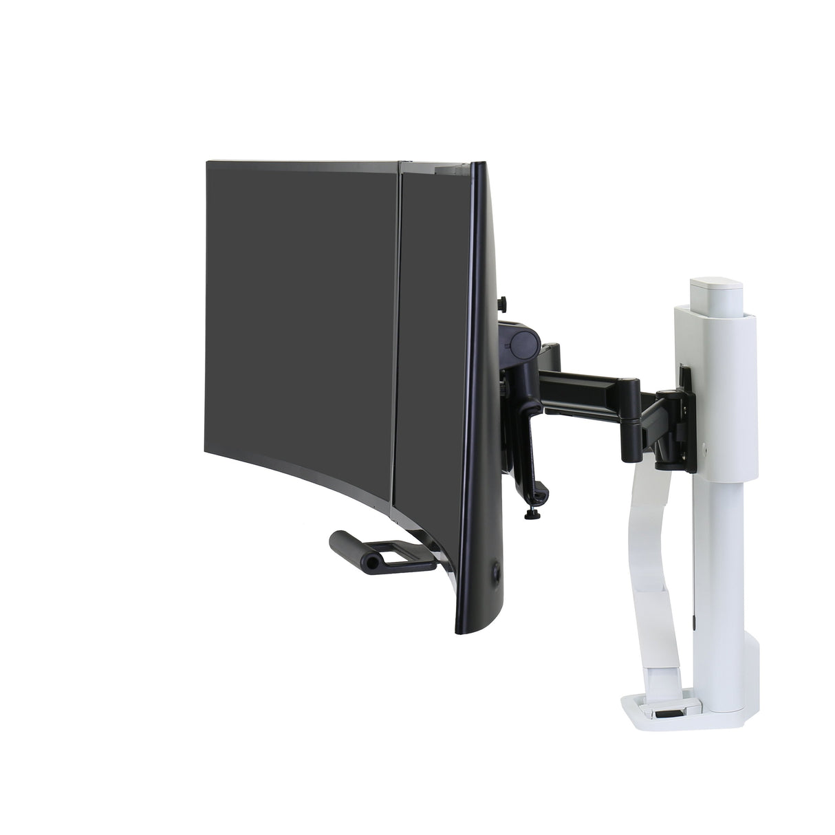 Soporte Monitor Ergotron Trace 45-631-216 Para  (27") Blanco Escritorio, Soporte De Monitor Blanco, Abrazadera, 9,8 Kg, 54,6 Cm (21.5"), 68,6 Cm (27"), 100 X 100 Mm, Blanco
