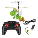 Carrera Toys Super Mario - Flying Cape Yoshi, Helicóptero, Listo Para Volar Al Sacarlo De La Caja (Rtf, Ready-To-Fly), Motor Eléctrico, Rotores Coaxiales, Cabeza Del Rotor Sin Barra Estabilizadora (Fbl), 2 Rotores