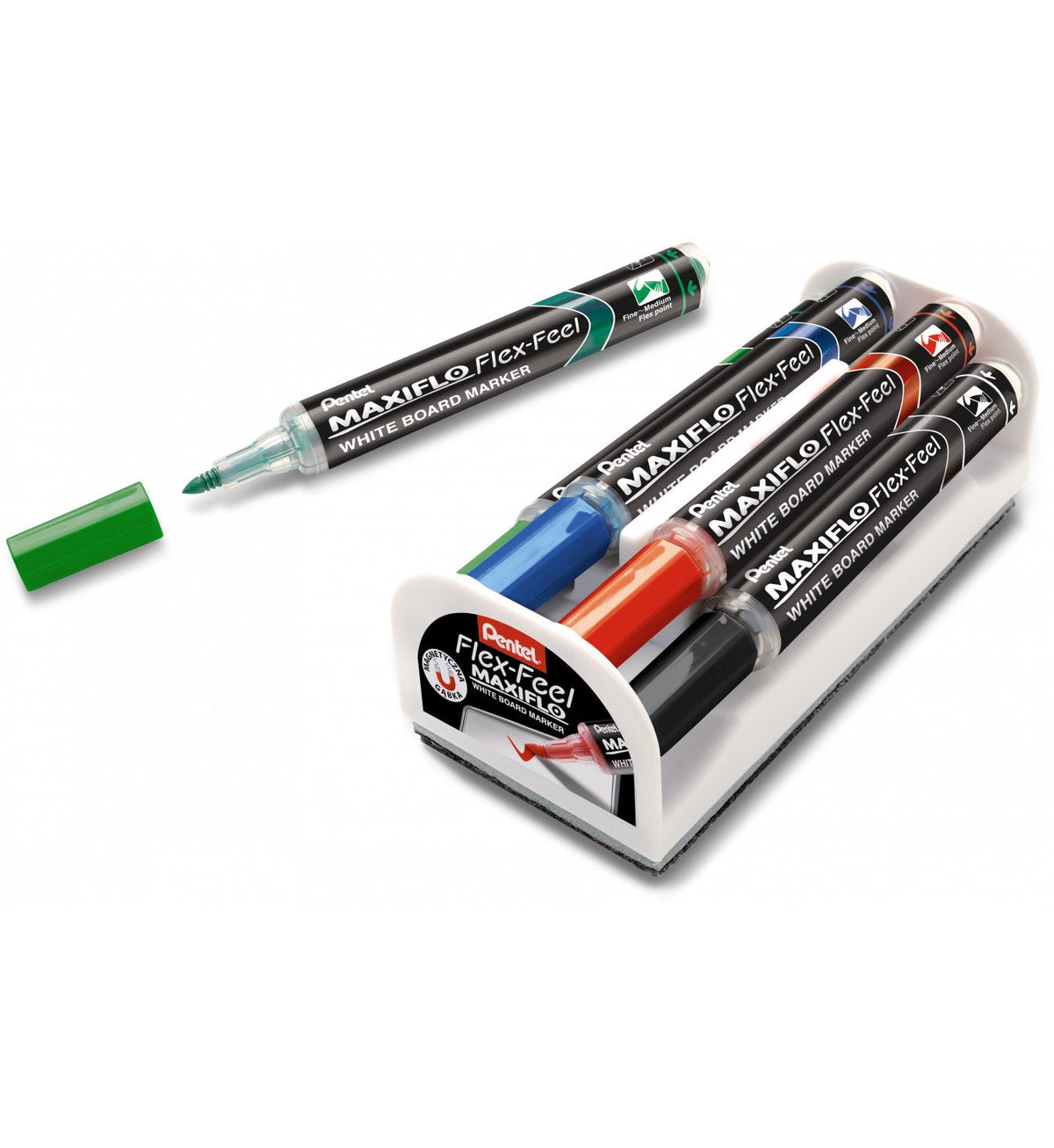 Pentel Maxiflo Flex-Feel - Marker - No Permanente
