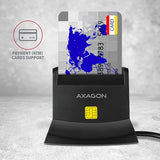 Lector De Tarjetas Interno Axagon Cre-Sm2, Usb / De 4 Ranuras (Eoc?Anka) + Sd / Microsd / Sim