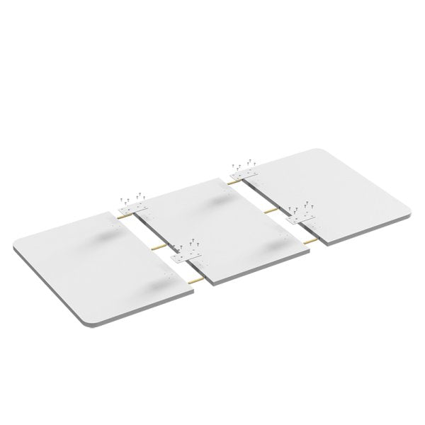 Table Top, 3-Piece Partioned, 1200x600mm, Blanco
