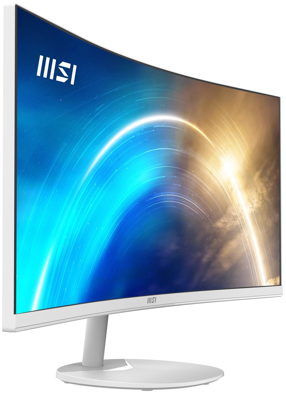 Monitor Msi Pro Mp341cqwde Led  34 " Blanco, Wqhd, Va, Curvo, Panel 100hz 9s6-3pb2ct-010