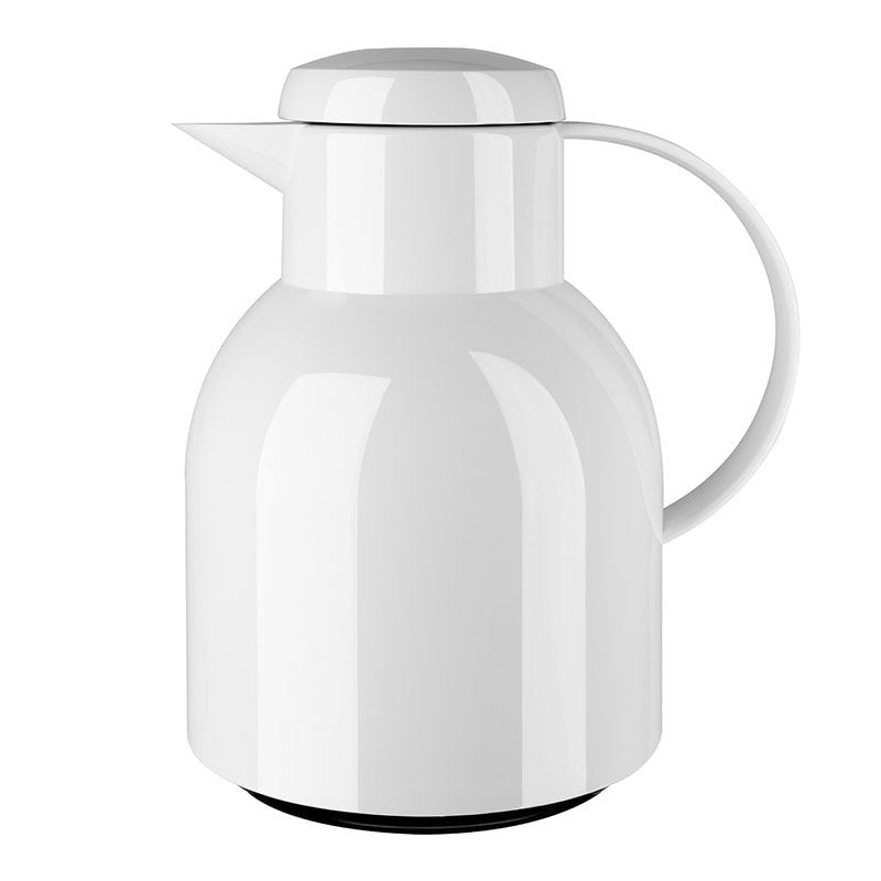 Emsa Samba Isolierkanne Quick Press 1 L Wei. Teekanne. Kaffeekanne. 504229