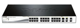 D-Link Switch Des-1210-28p Gestionable 24 Puertos 10/100 Poe + 2 Puertos Gigabit Sfp Combinado