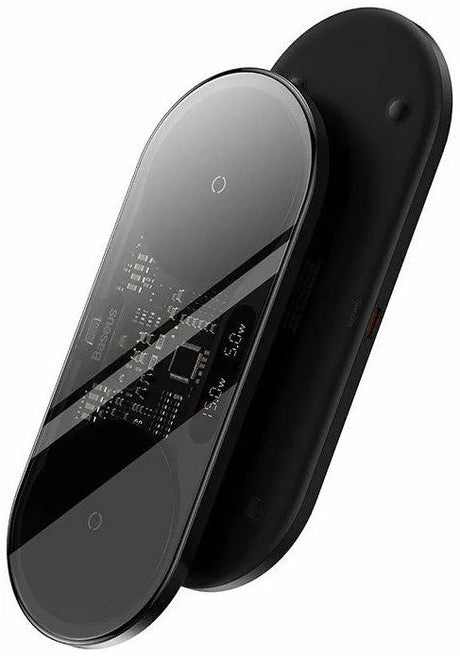 EAN 6932172612672 - Baseus 2In1 20W Digital Led Display Auriculares, Auriculares, Smartphone Negro USB Cargador inalámbrico I imagen 5