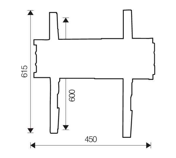 Televisor Itb Om06165 Tv Mount  52" Negro