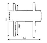 Televisor Itb Om06165 Tv Mount  52" Negro