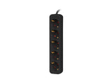 EAN 5901969429213 - Lanberg PS0-05F-0300-BK base múltiple 3 m 5 salidas AC Interior Negro imagen 4