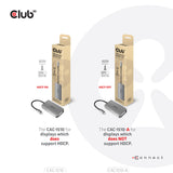 EAN 8719214471651 - CLUB3D CAC-1510-A adaptador de cable de vídeo 0,25 m USB Tipo C DVI-D Gris imagen 3