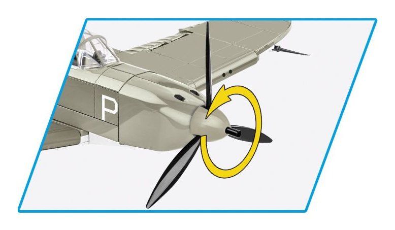 Cobi Bell P-39d Airacrobra, Construction Toy Grey Cobi-5746