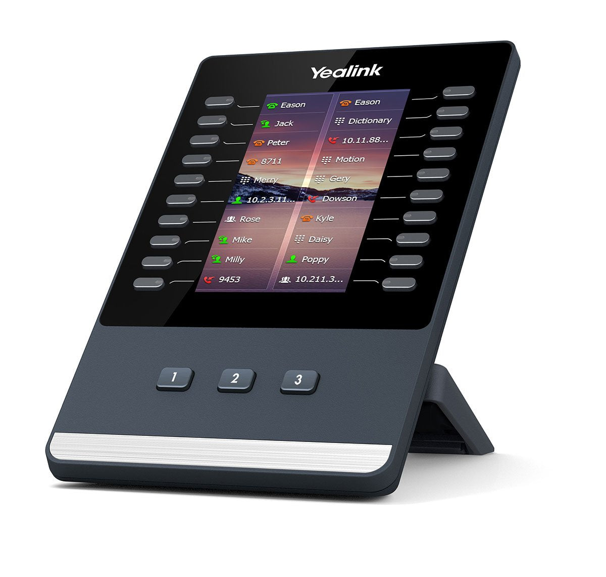 EAN 6938818304345 - Yealink EXP43 IP módulo adicional (add-on) Negro, Gris 23 botones imagen 1