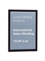 Durable Marco Informativo Magnetico Duraframe Adhesivo A Superficies Lisas Y Solidas A4 Negro -2u-