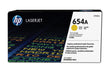 EAN 0886112501198 - HP 654A Yellow Original LaserJet Toner Cartridge cartucho de tóner 1 pieza(s) imagen 1