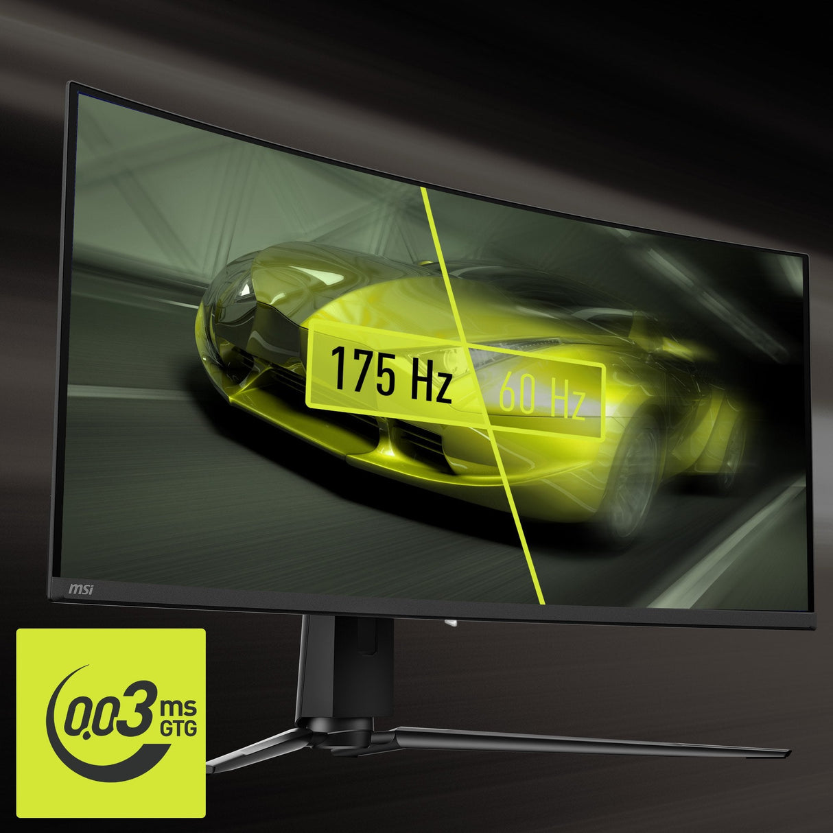 Monitor  Msi Mag 341cqpde Qd-Oled, Gaming  34,2  " Negro, Uwqhd, Qd-Oled, Curvo, Adaptive-Sync, Hdr, Panel De 175 Hz)