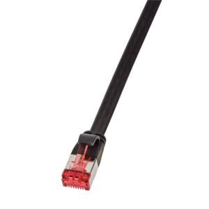 Logilink Flachcable De Red 2xrj45 U Ftp Cat6a 3.00m Negro