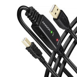 Axagon Adr-210b Aktives Usb 2.0 Verbindungscable, Usb-A Auf Usb-B - 10m