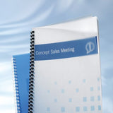 Gbc Polyclearview Paquete De 100 Portadas De Encuadernar A4 - 300 Micras - Color Transparente Mate