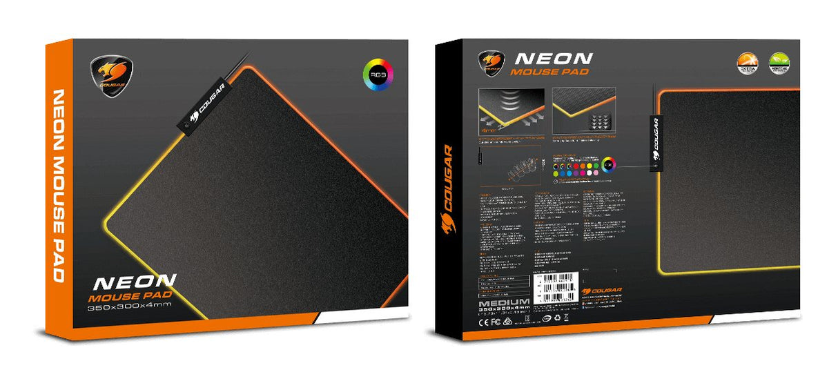 Cougar  Neon Rgb      -      Alfombrilla
