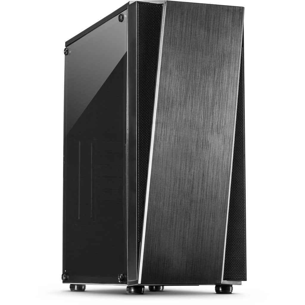 Caja Pc Inter-Tech T-11 Televen Lateral De Cristal Acrílico