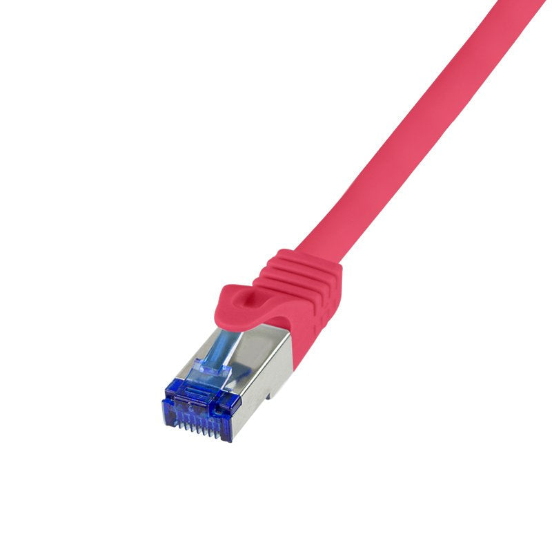 Logilink Cable De Red Ultraflex, Cat.6a, S Ftp, Rojo, 10 M