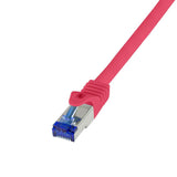 Logilink Cable De Red Ultraflex, Cat.6a, S Ftp, Rojo, 1,5 M